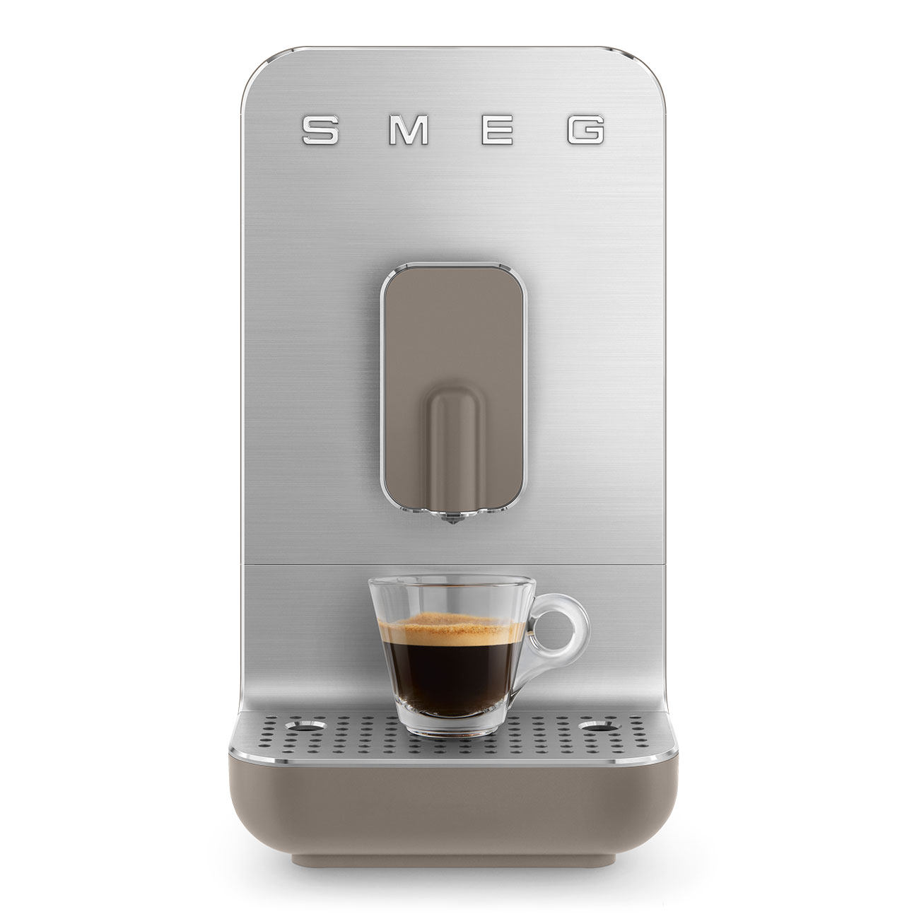 Kompakt-Kaffeevollautomat, Taupe-Matt