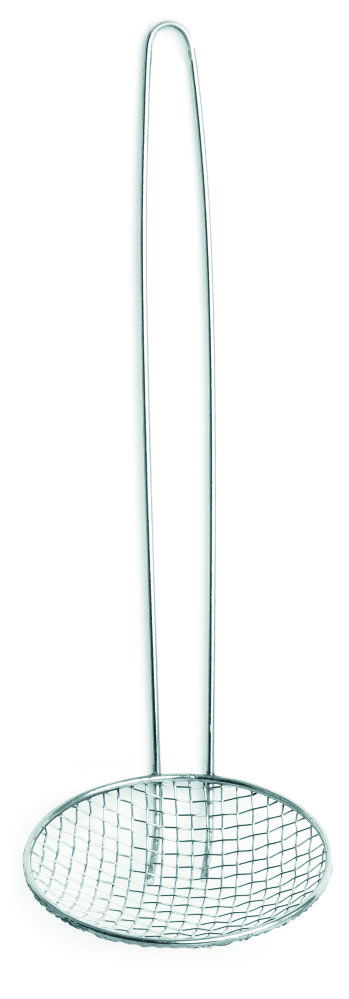 Frittierlöffel mit Drahtgriff, (D)120x(L)340 mm, Edelstahl