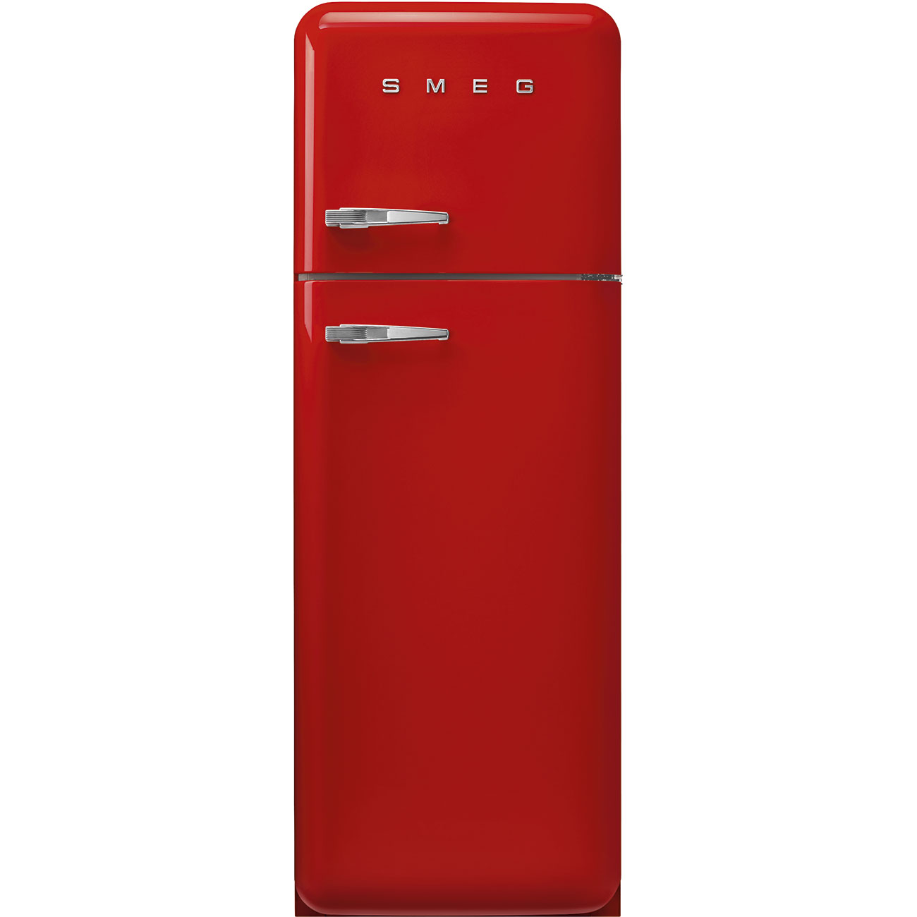 50's Style, Kühlschrank , 2-türig, 60 cm, Rot, Rechtsanschlag