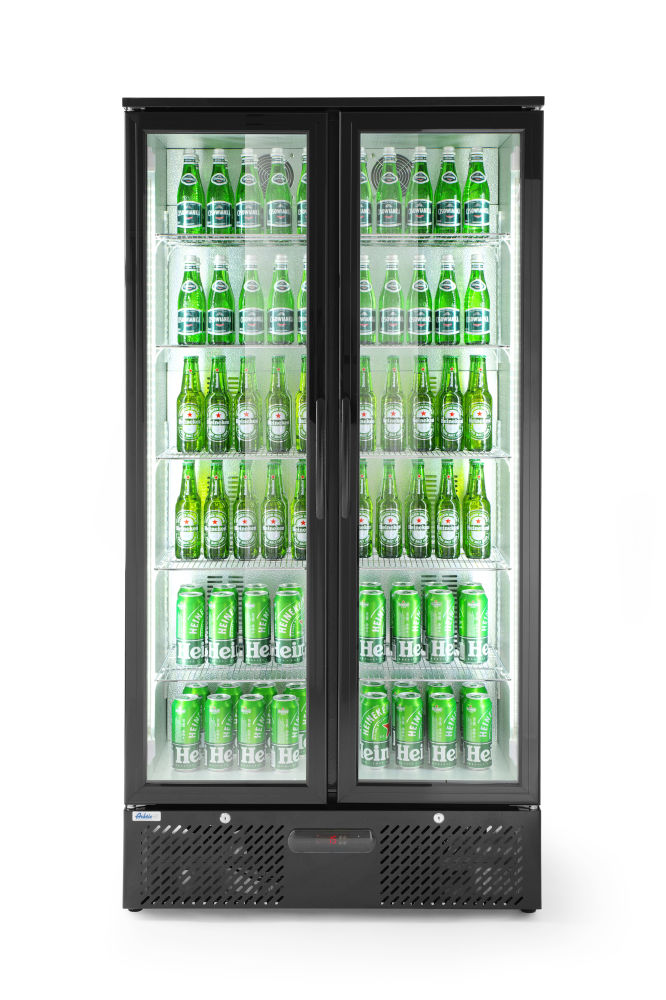 Bar Kühlschrank zweitürig 458 L, 2˚/10˚C, 900x515x(H)1820 mm