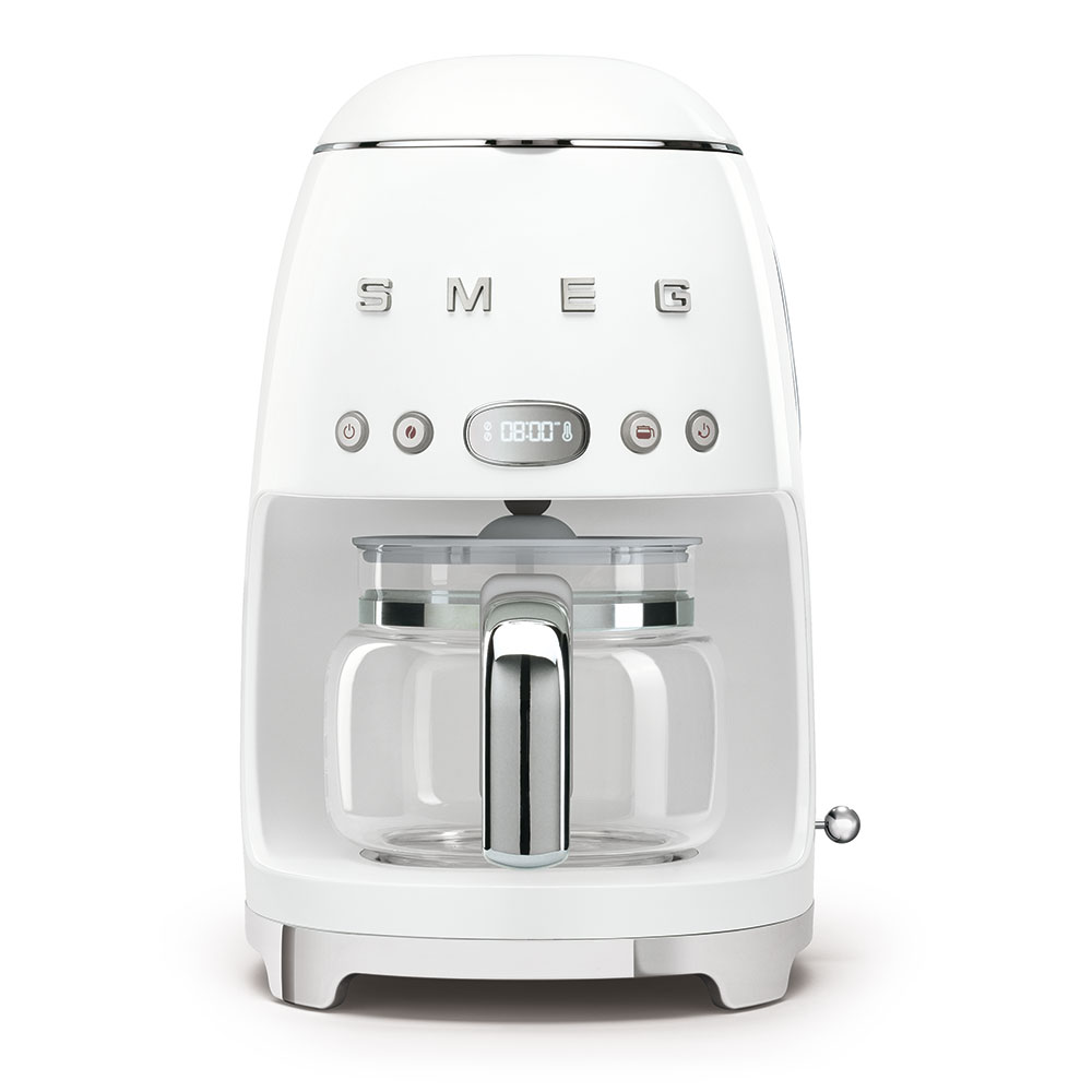 50's Retro-Style Filter-Kaffeemaschine, Weiß