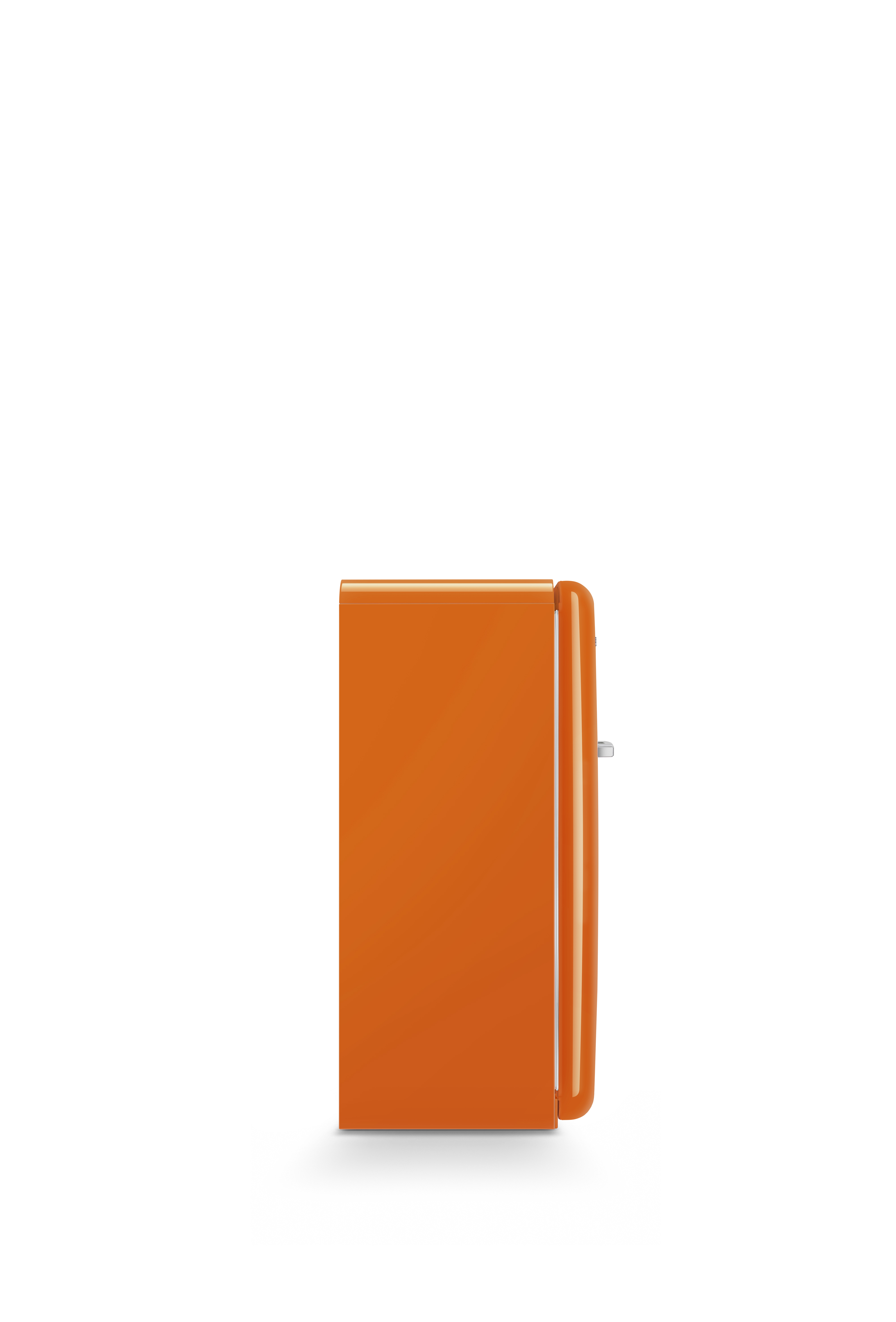 50's Style, Stand-Kühlschrank, 1-türig, 60 cm, Orange, Rechtsanschlag
