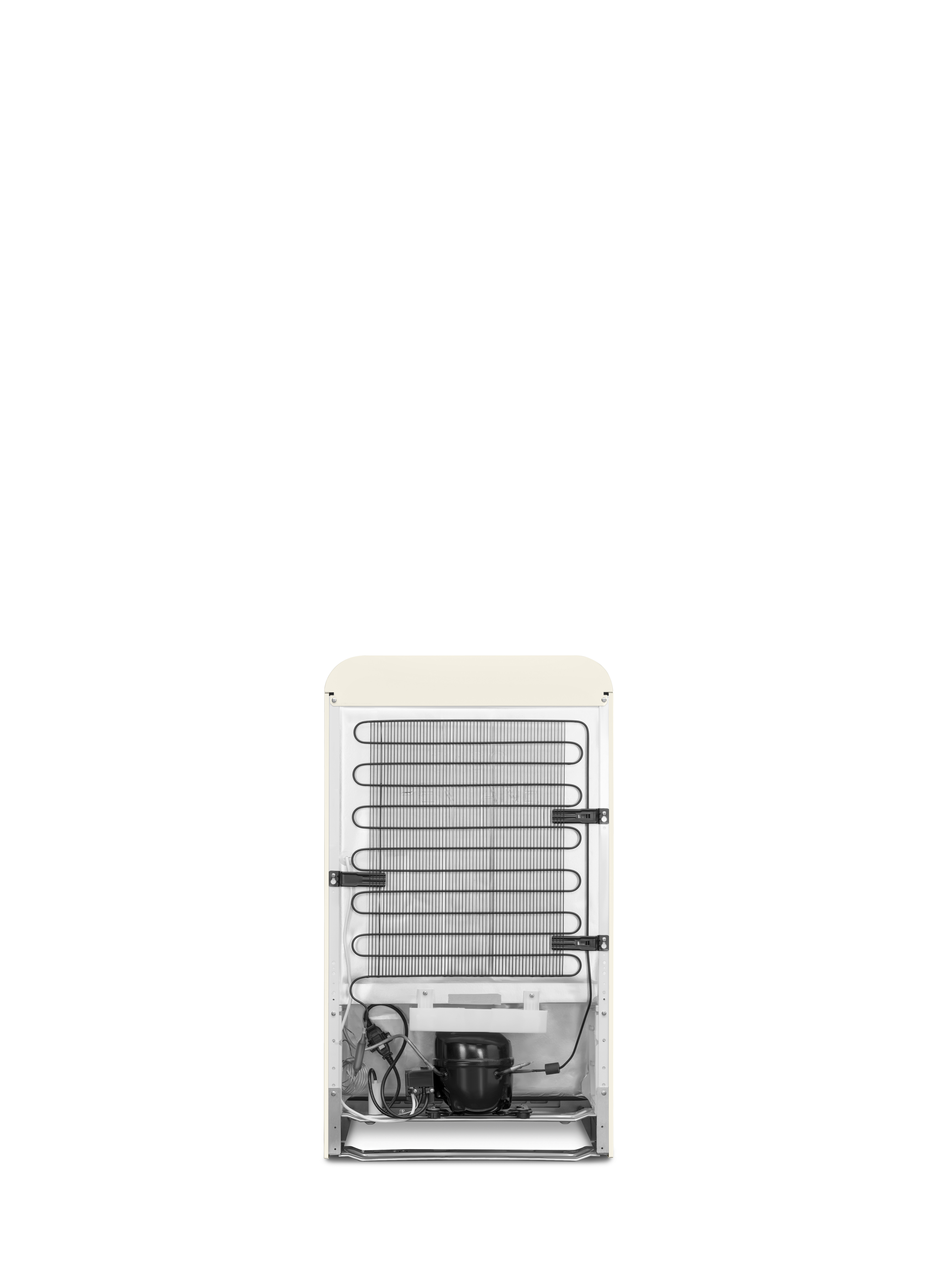 50's Style, Stand-Kühlschrank, Happy Homebar, 1-türig, 54 cm, Linksanschlag, Creme