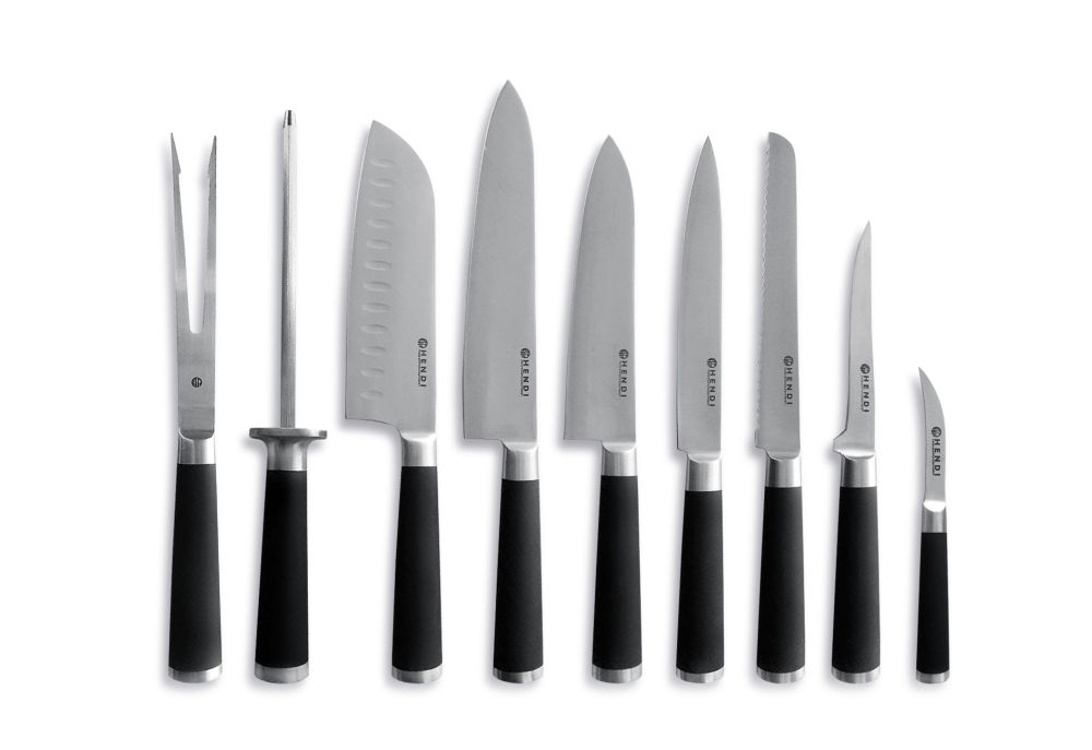 Messerset 9 teilig mit praktischer Aufbewahrungstasche