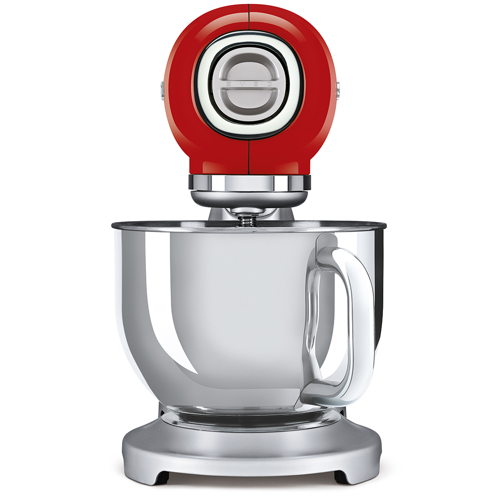 50'S Retro Style, Küchenmaschine mit 4,8 L Edelstahlschüssel, Rot