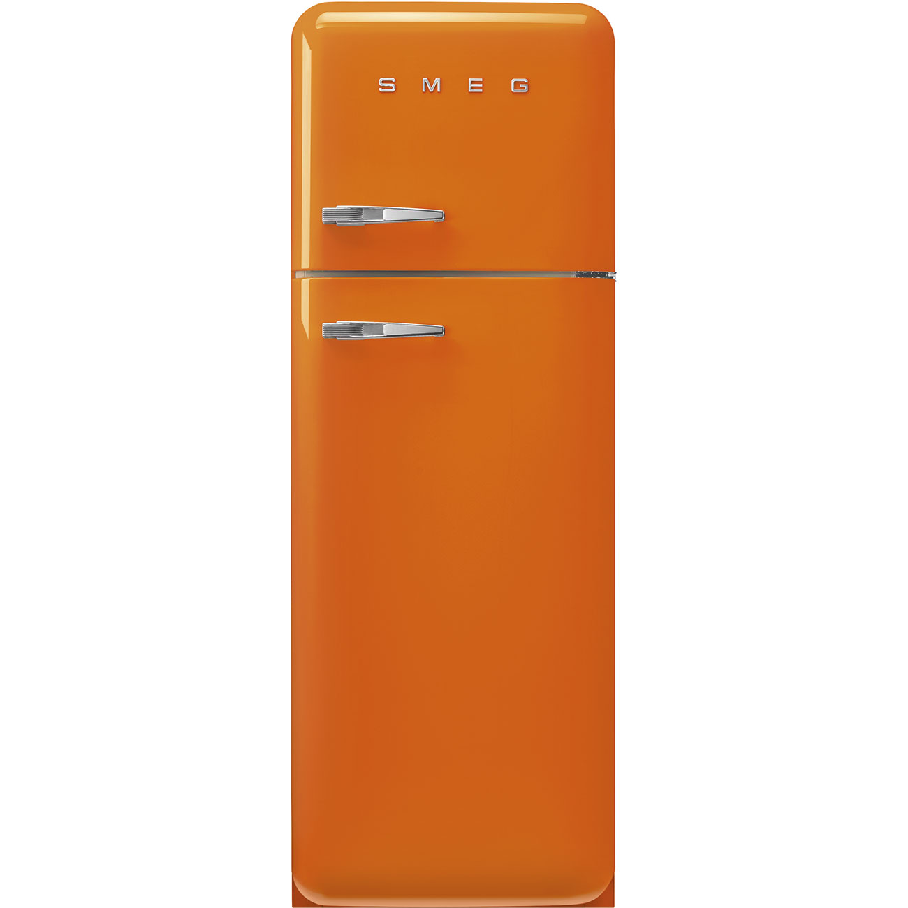 50's Style, Kühlschrank , 2-türig, 60 cm, Orange, Rechtsanschlag