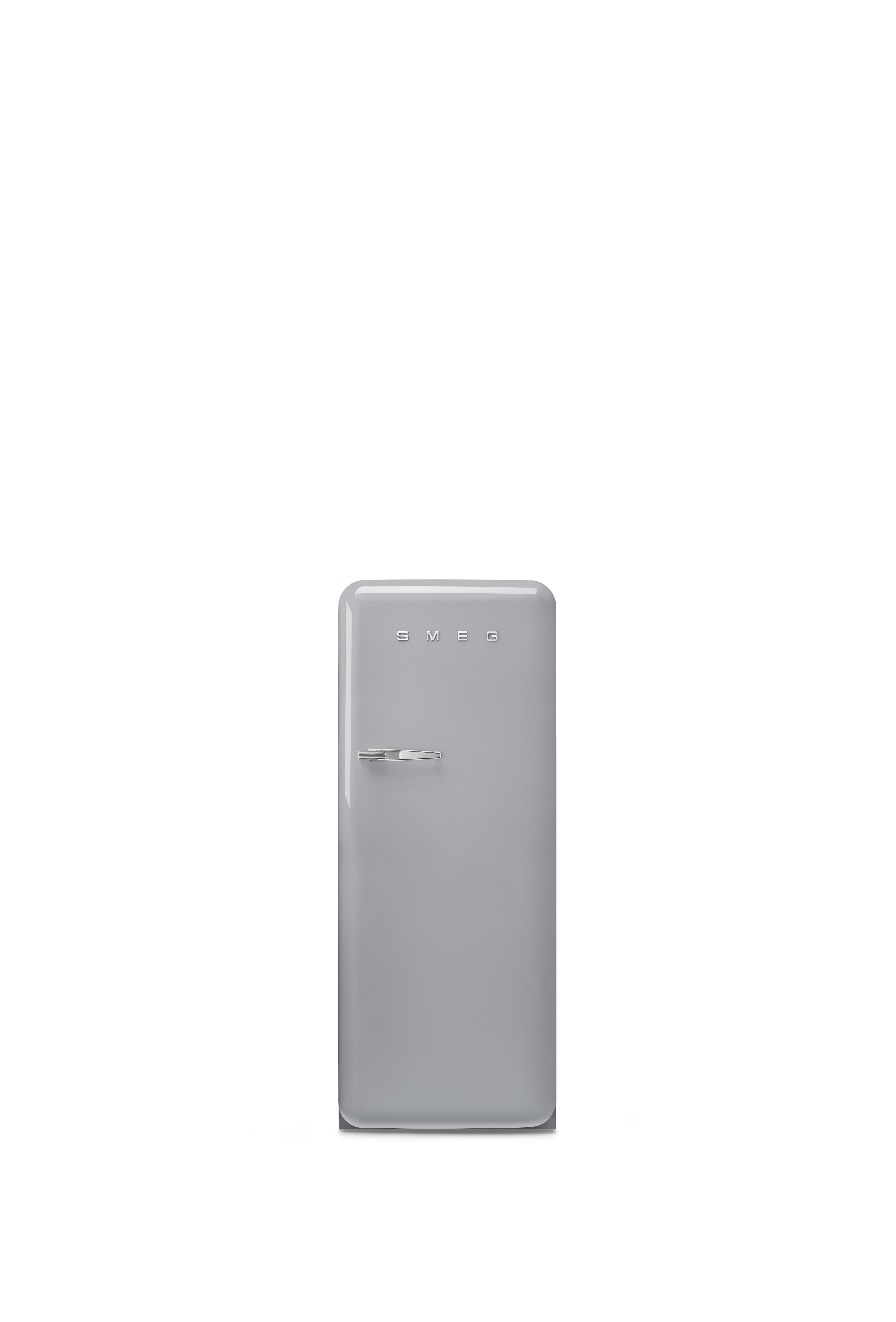 50's Style, Stand-Kühlschrank, 1-türig, 60 cm, Polarsilber Metallic, Rechtsanschlag