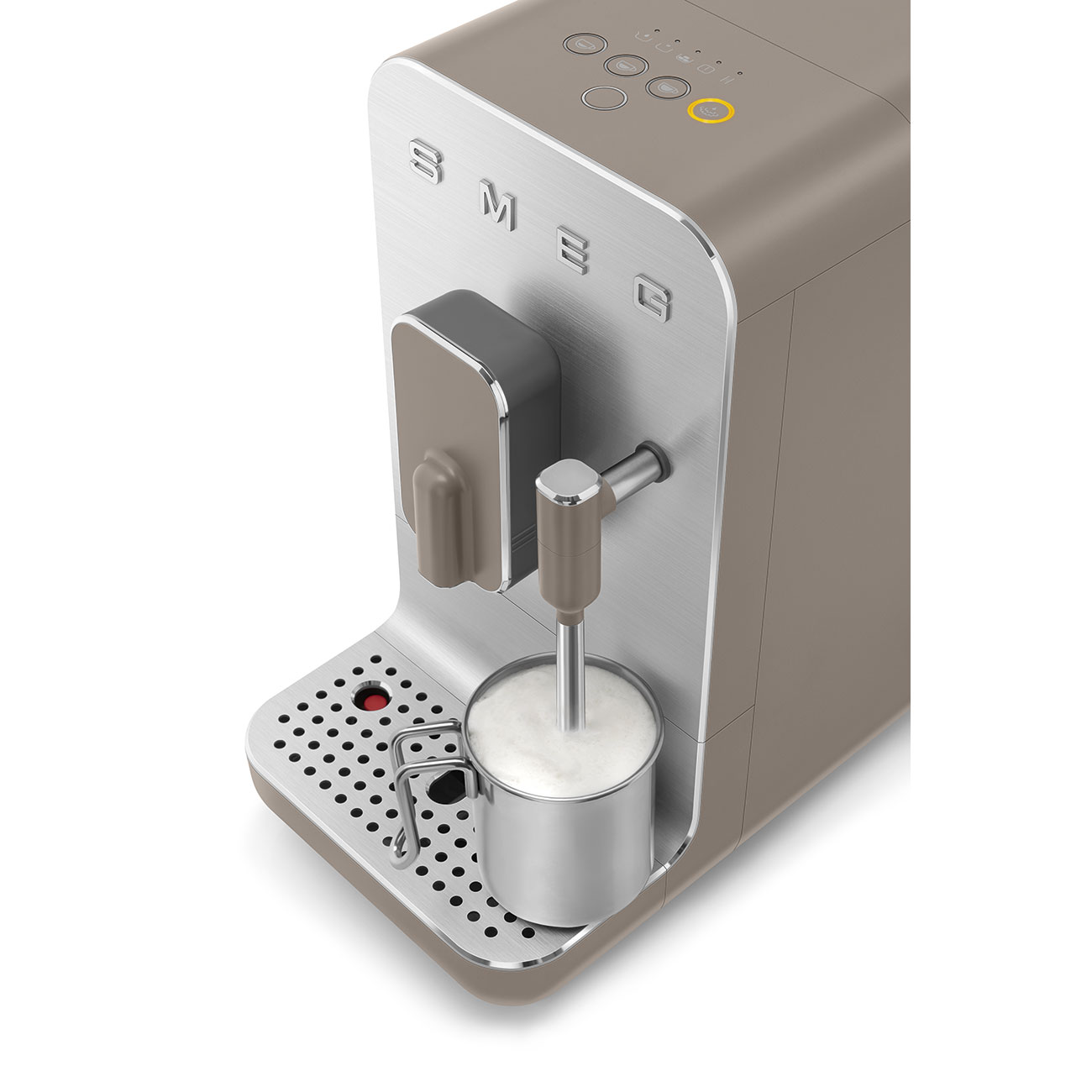 Kompakt-Kaffeevollautomat, Taupe-Matt