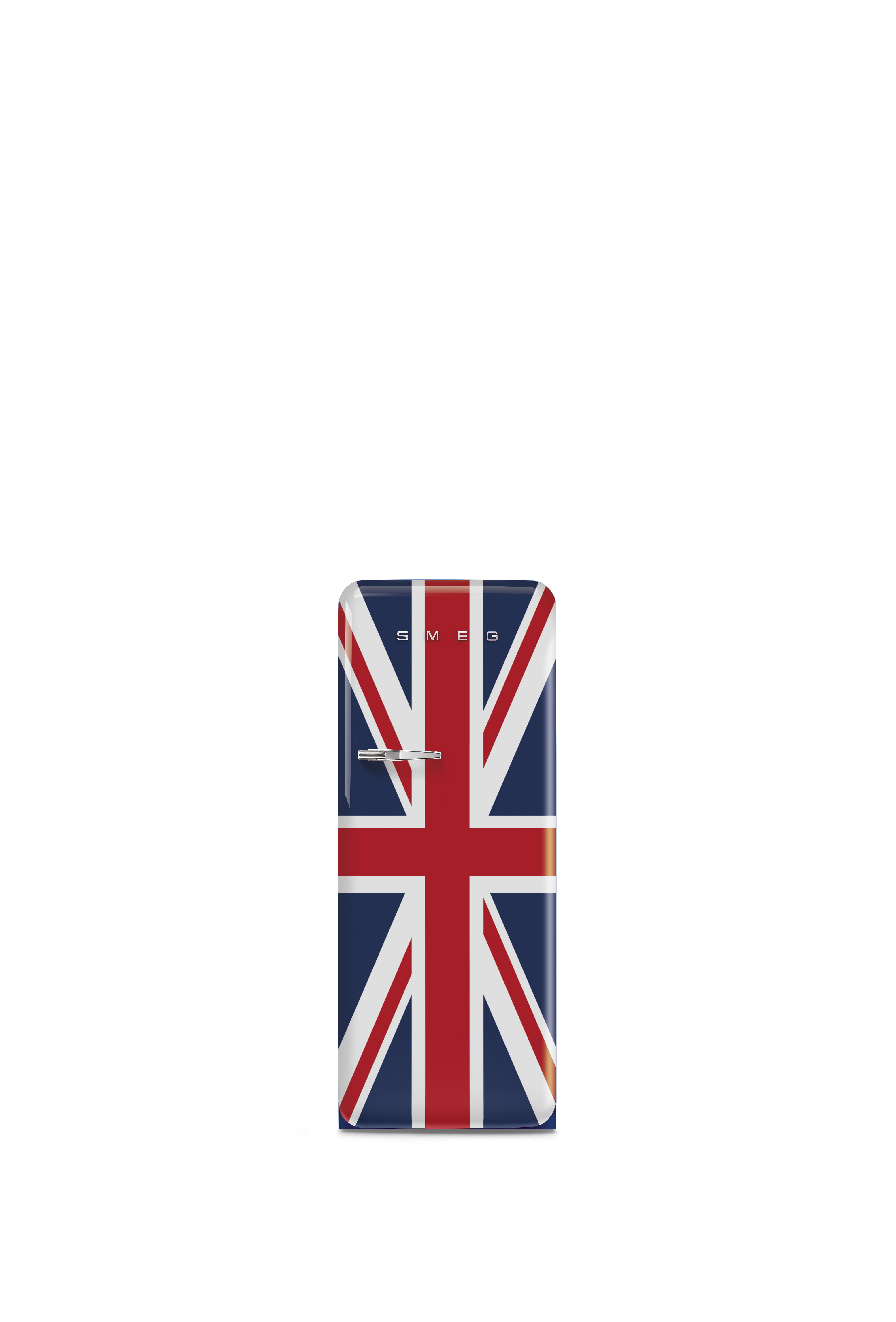 50's Style, Stand-Kühlschrank, 1-türig, 60 cm, Union Jack, Rechtsanschlag