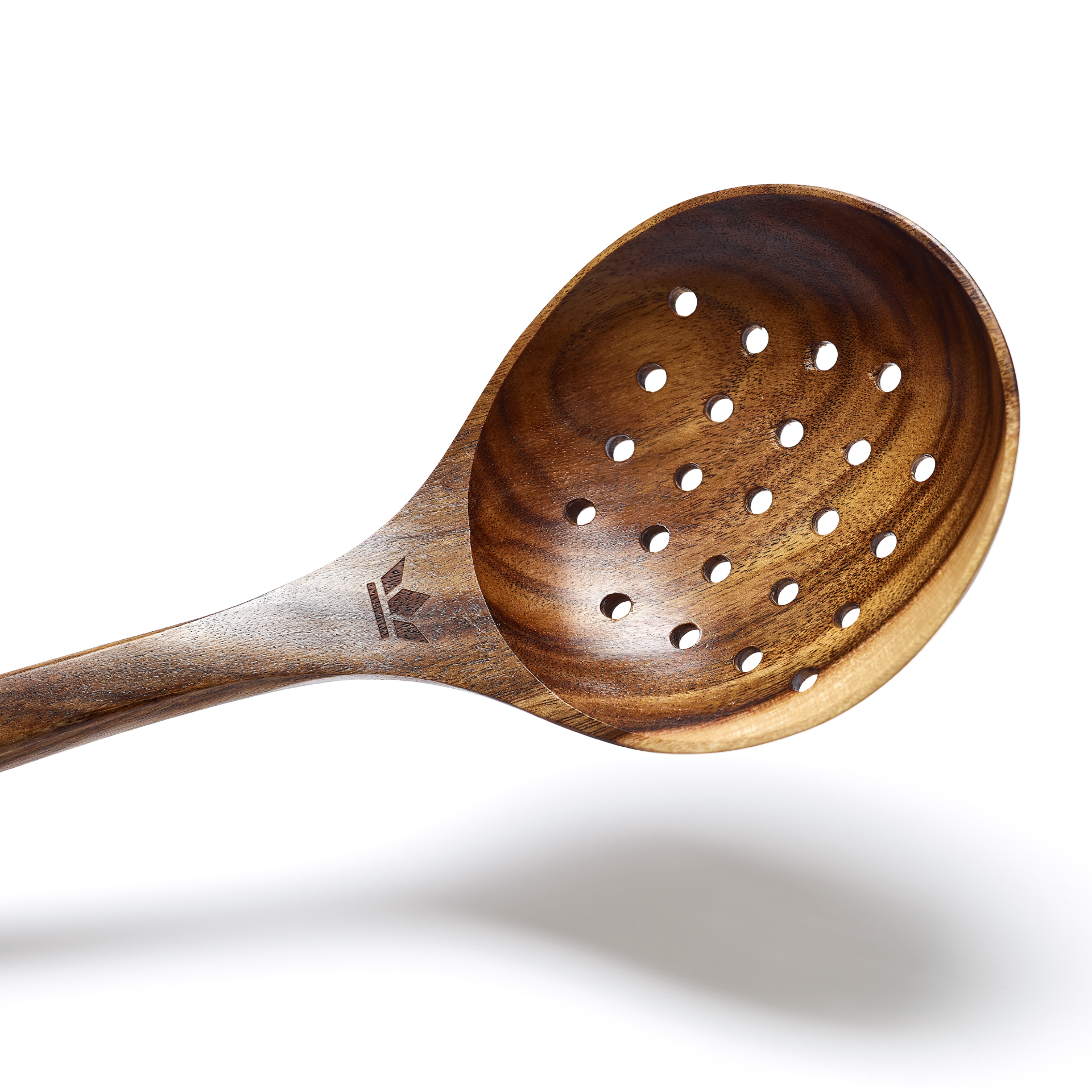 Wooden Utensil Skimmer Spoon XL