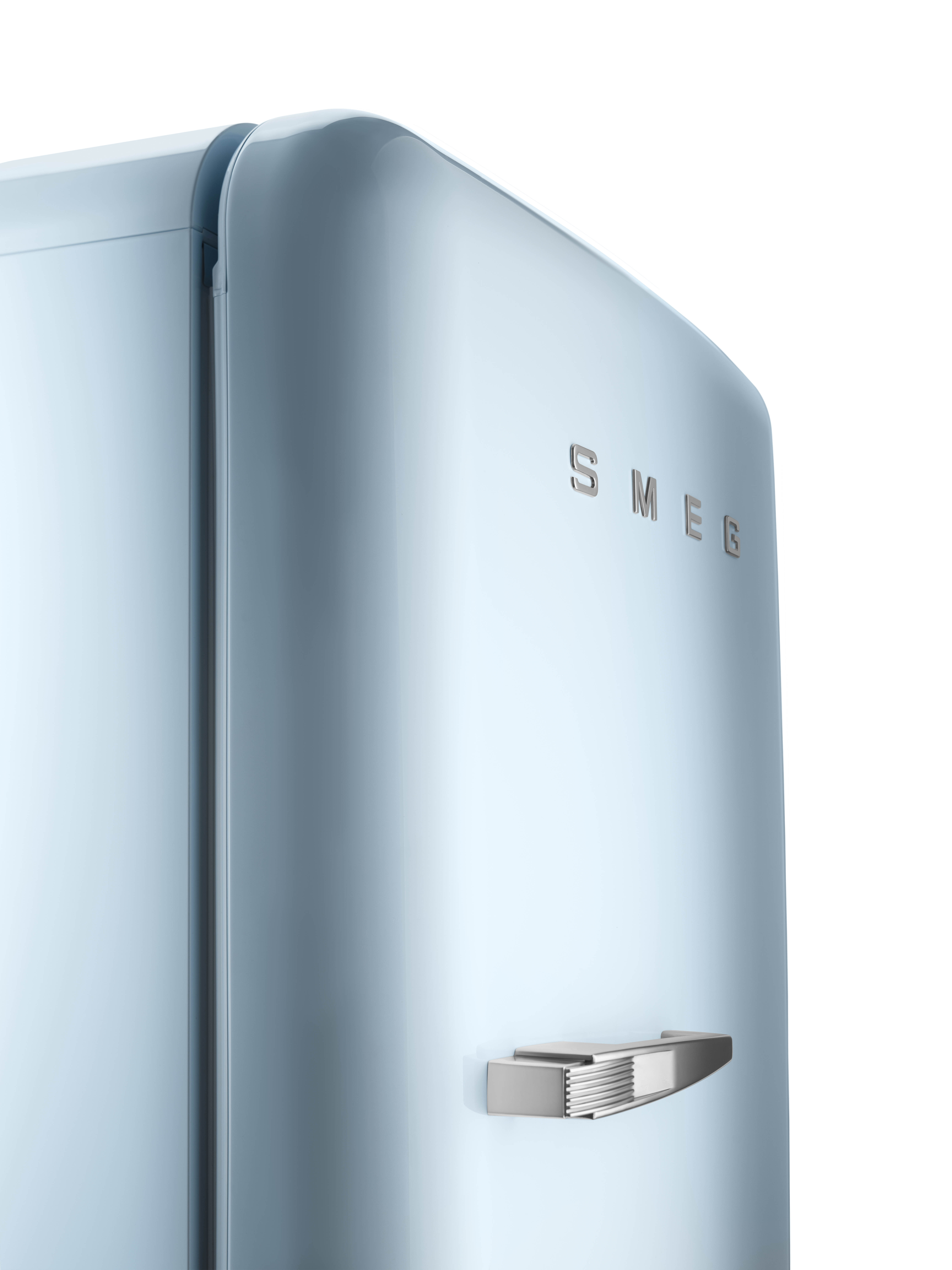 50's Style, Stand-Kühlschrank, 1-türig, 60 cm, Pastellblau, Rechtsanschlag