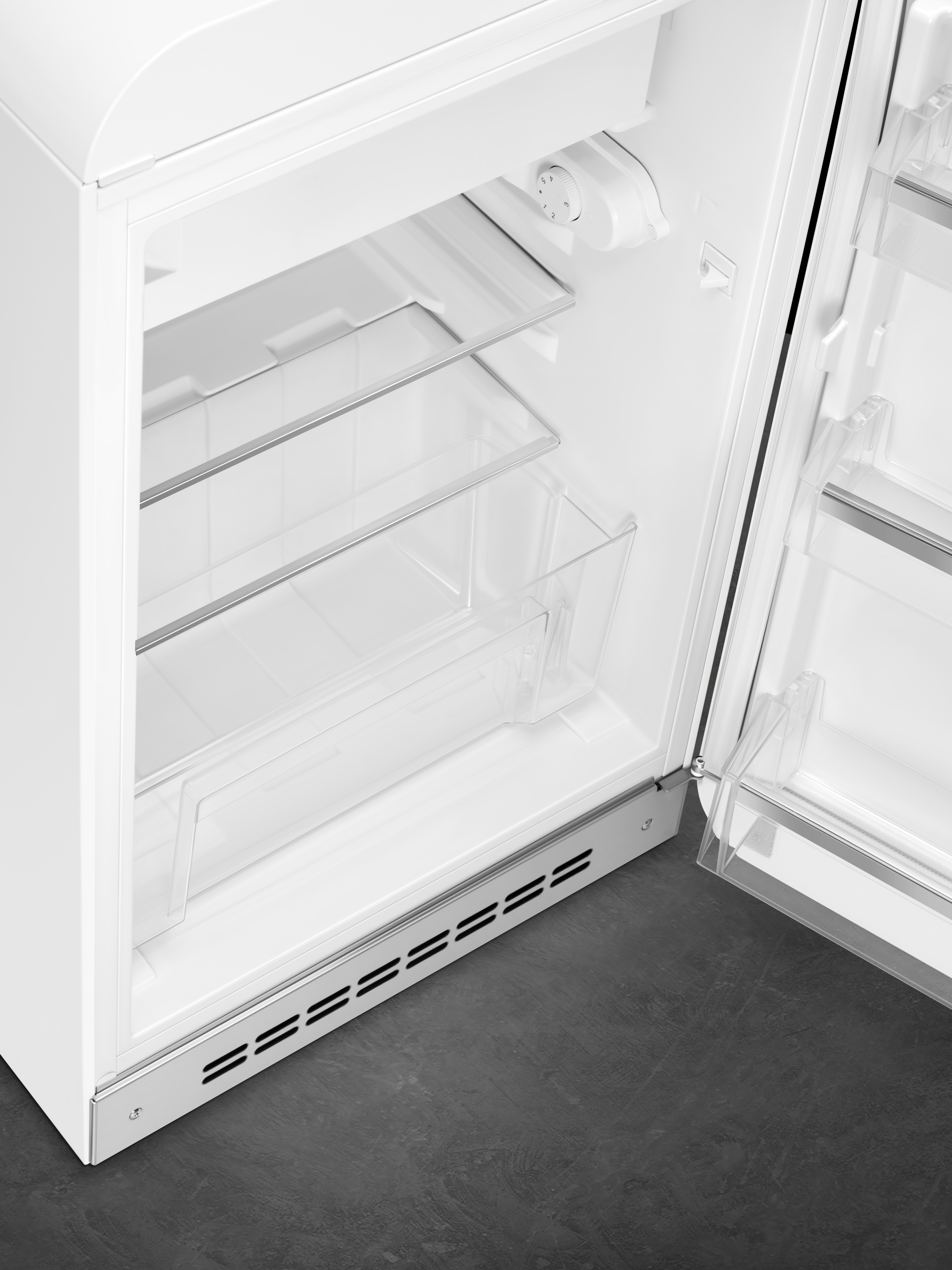 50's Style, Stand-Kühlschrank, 1-türig, 54 cm, Rechtsanschlag, Weiß