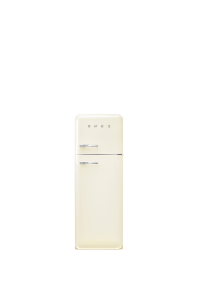 50's Style, Kühlschrank , 2-türig, 60 cm, Creme, Rechtsanschlag