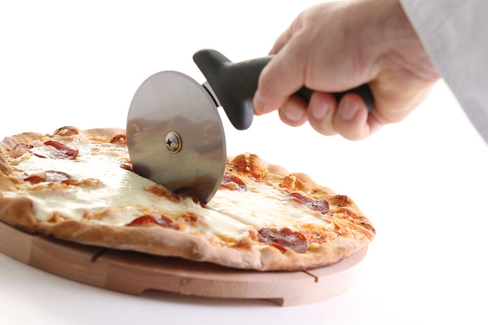 Pizzamesser, (D)67 mm, Chromstahl