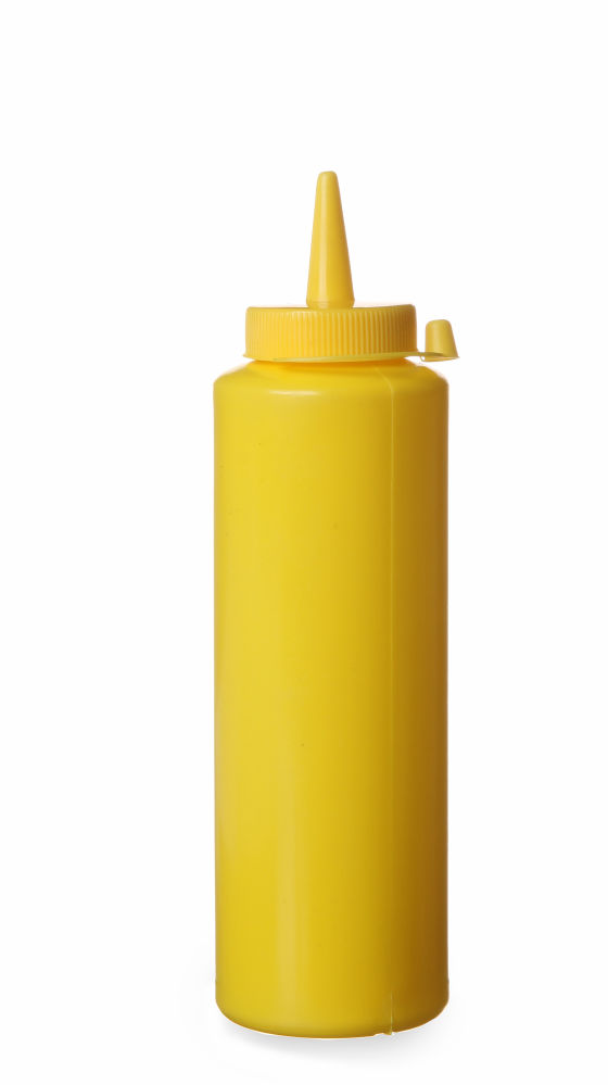 Spenderflasche, Kunststoff, gelb,  70 cl