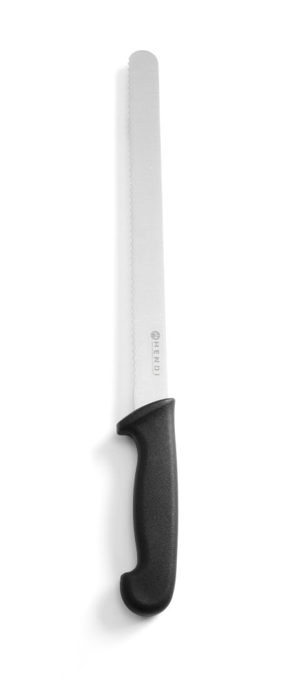 Brotmesser "HACCP", schwarz, 250 mm, mit Kunststoffgriff