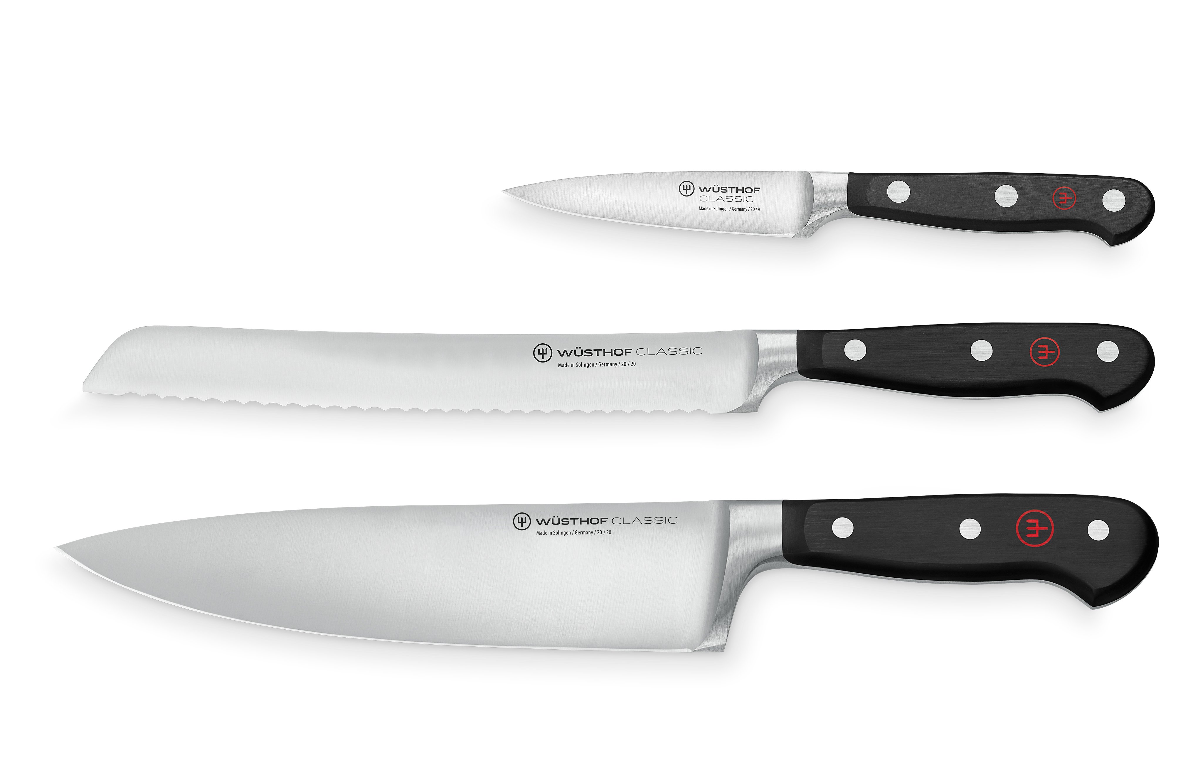 Messer Set mit 3 Messern / Knife set with 3 knives