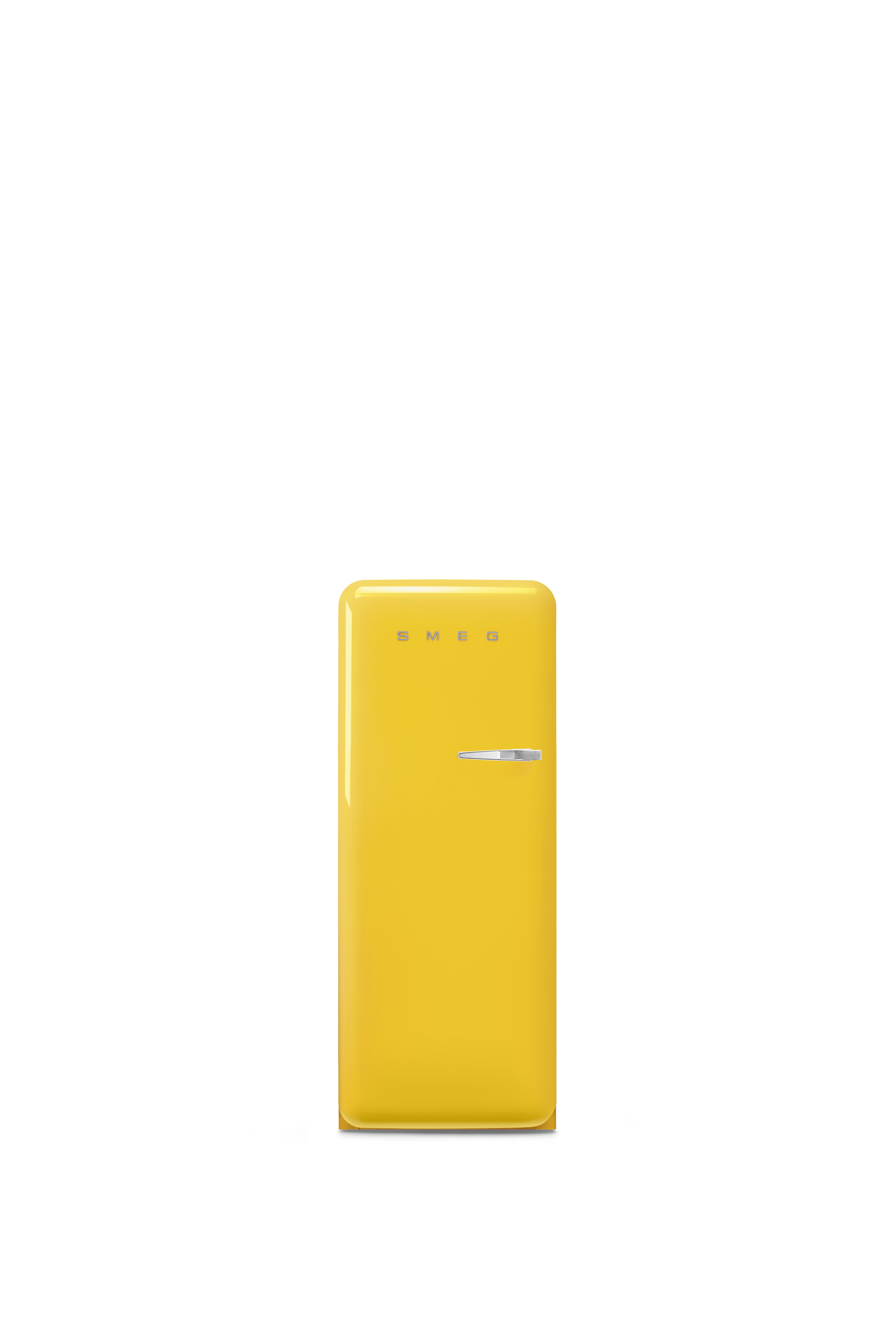 50's Style, Stand-Kühlschrank, 1-türig, 60 cm, Gelb, Linksanschlag