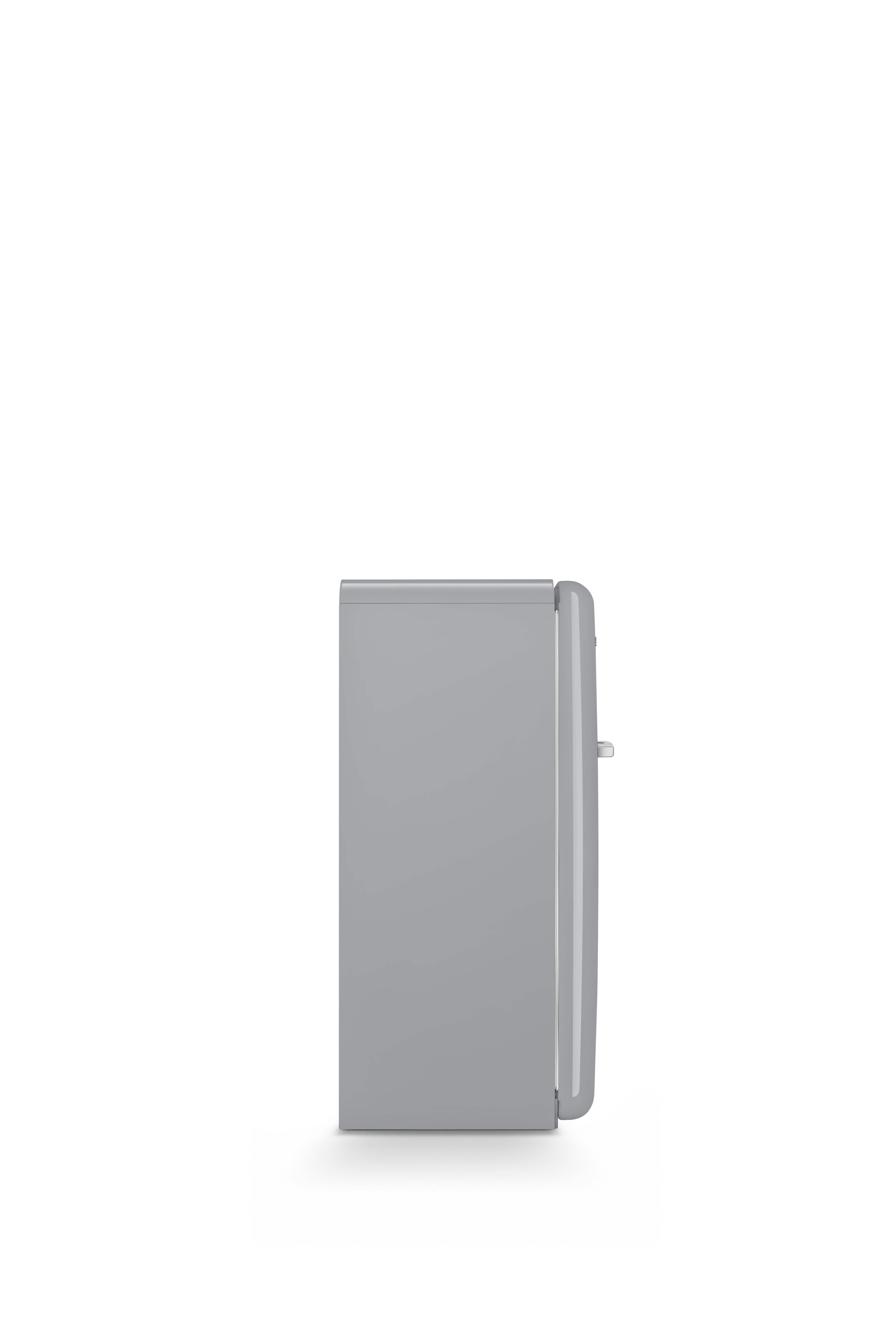 50's Style, Stand-Kühlschrank, 1-türig, 60 cm, Polarsilber Metallic, Rechtsanschlag