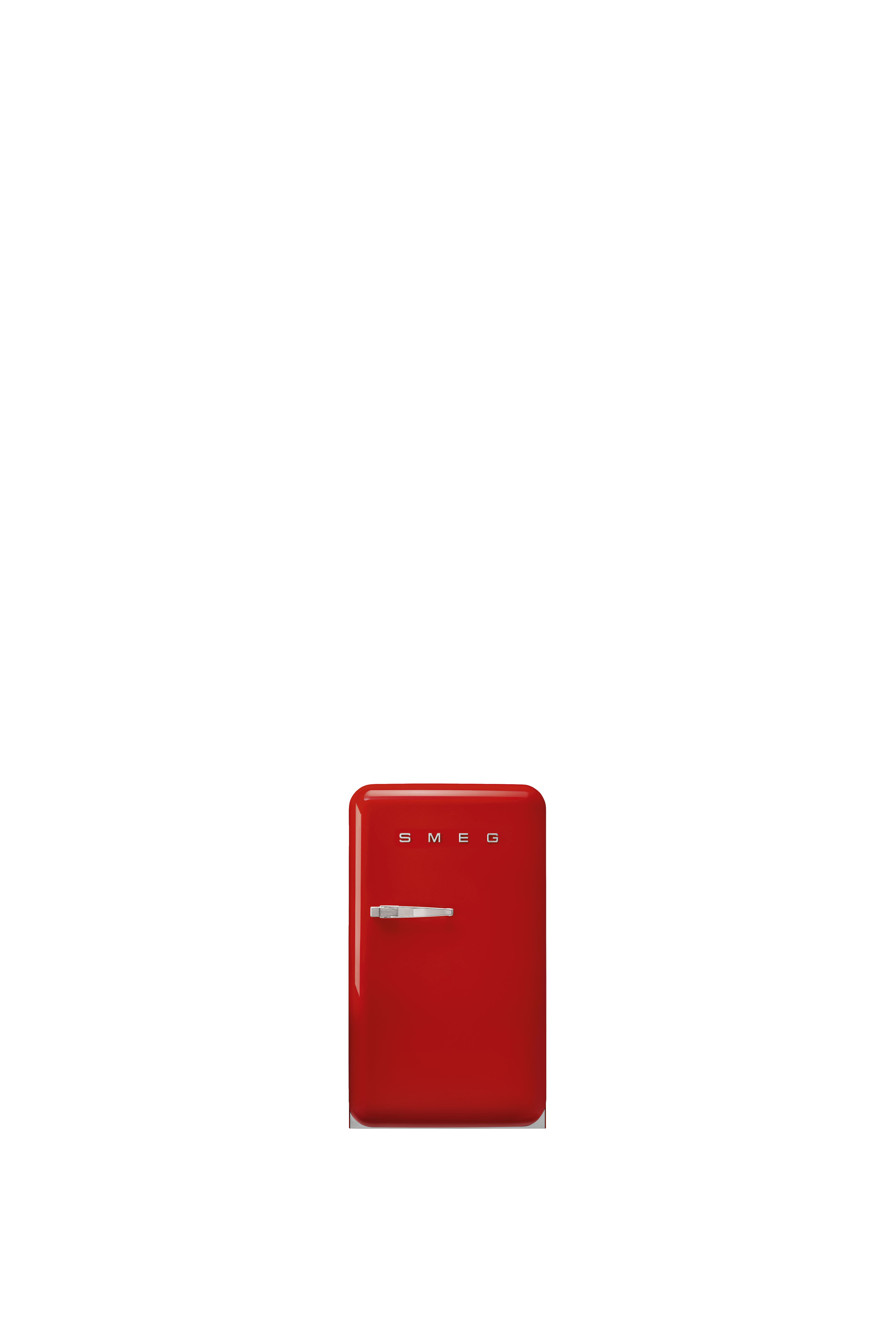 50's Style, Stand-Kühlschrank, 1-türig, 54 cm, Rechtsanschlag, Rot