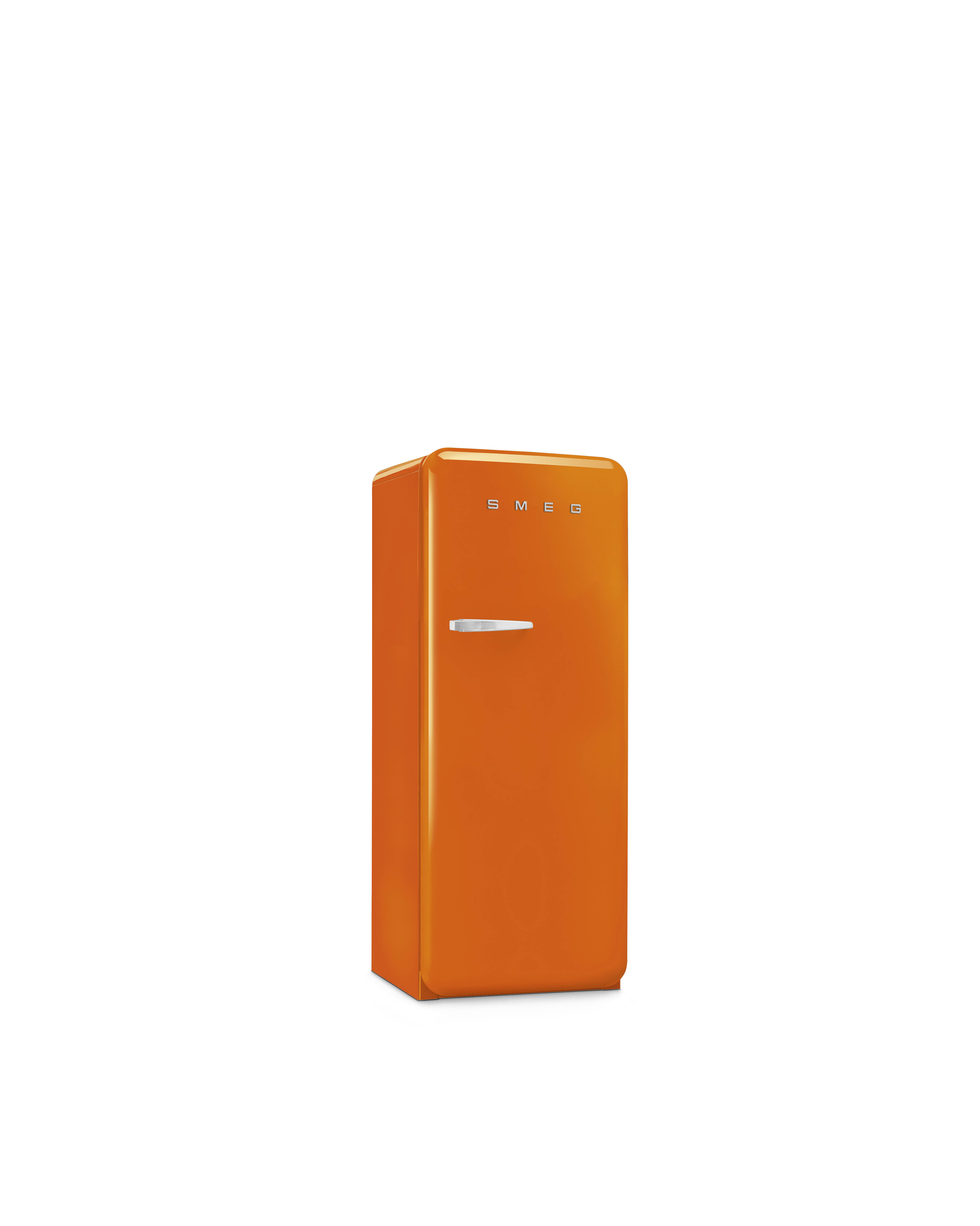 50's Style, Stand-Kühlschrank, 1-türig, 60 cm, Orange, Rechtsanschlag