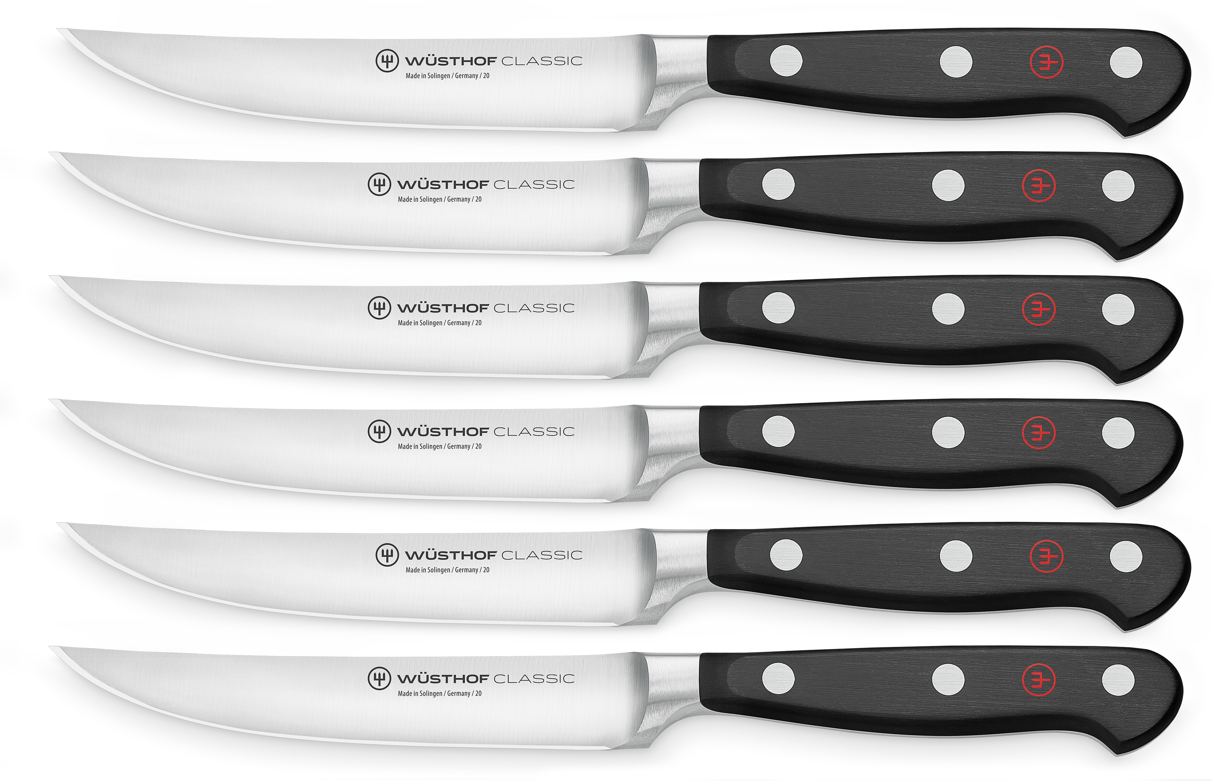 Steakmesser Set mit 6 Messern / Steak knife set with 6 knives