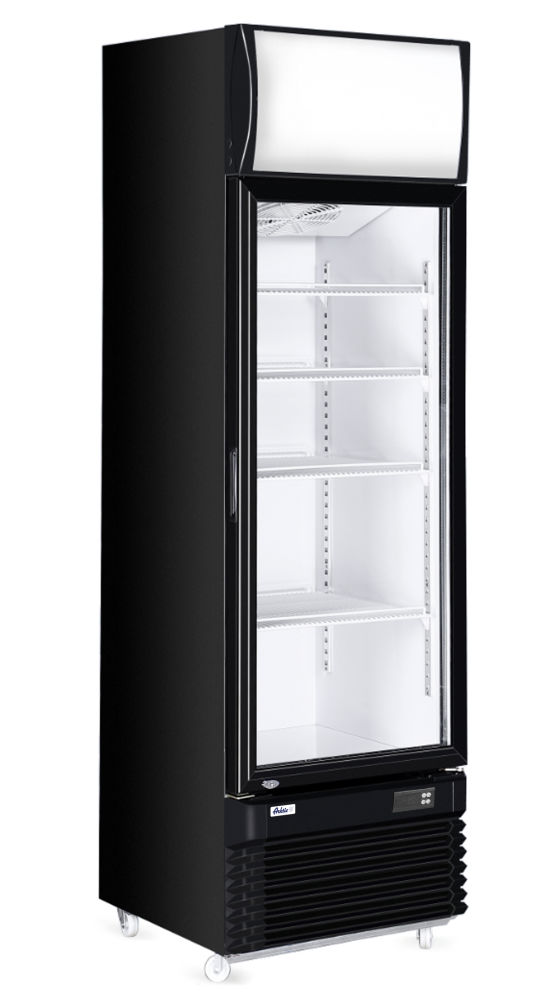Kühlschrank eintürig 360L mit Glastüre 