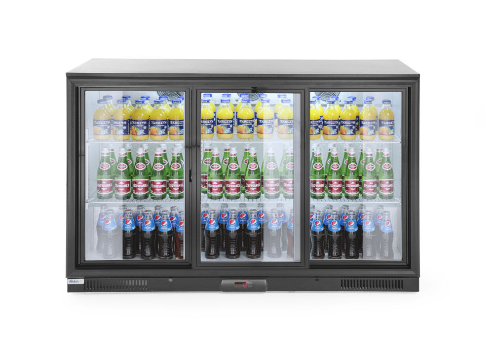 Bar Kühlschrank zweitürig 338 L, 2°/10°C, 230V, 215W