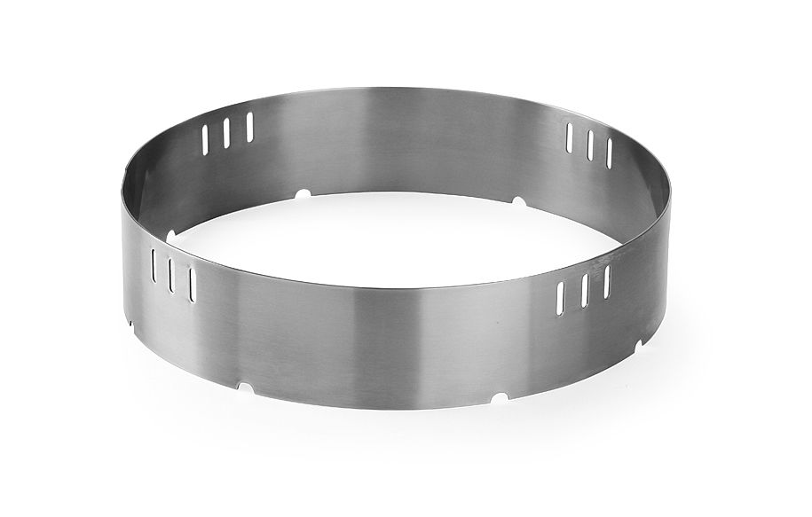 Wok-Ring für Hockerkocher, (D)360x(H)80 mm, Edelstahl