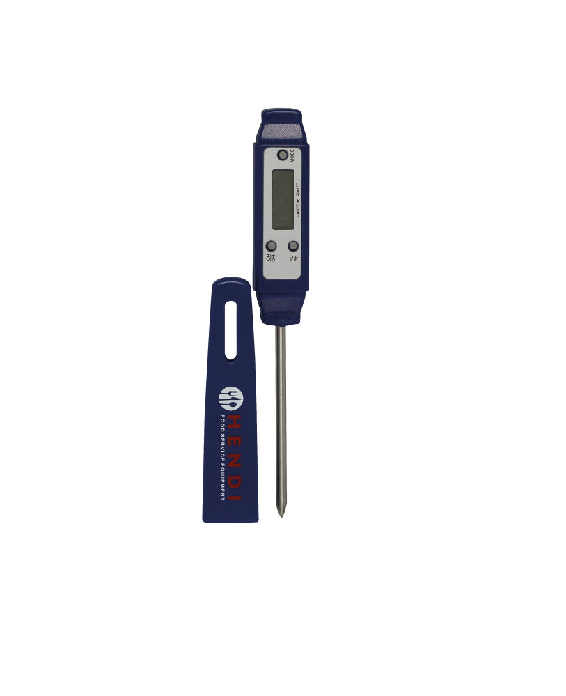 Digital-Thermometer mit Klemme, (L) 170 mm, Kunststoff mit Edelstahlsonde