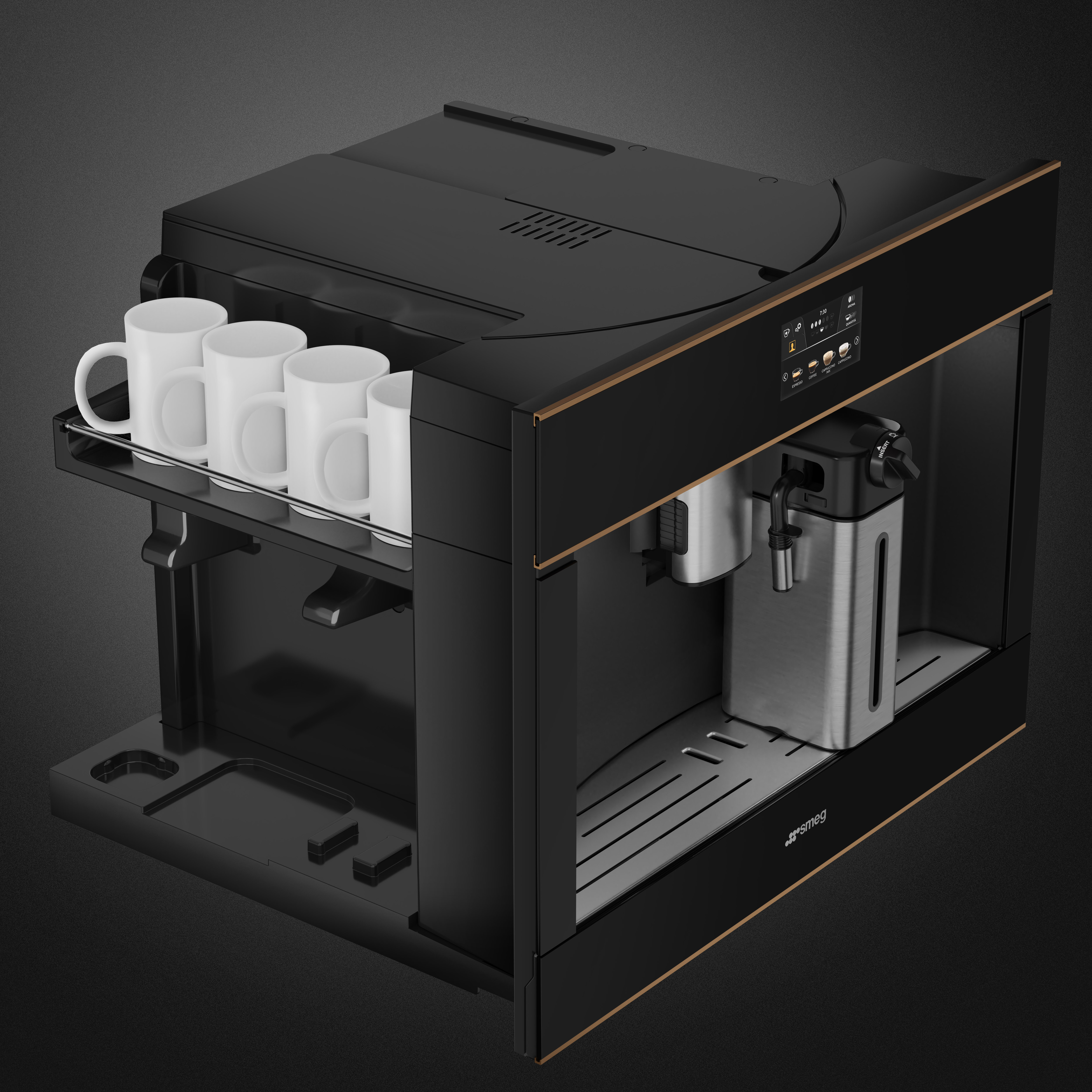 Kompakt-Kaffeevollautomat, 45 cm