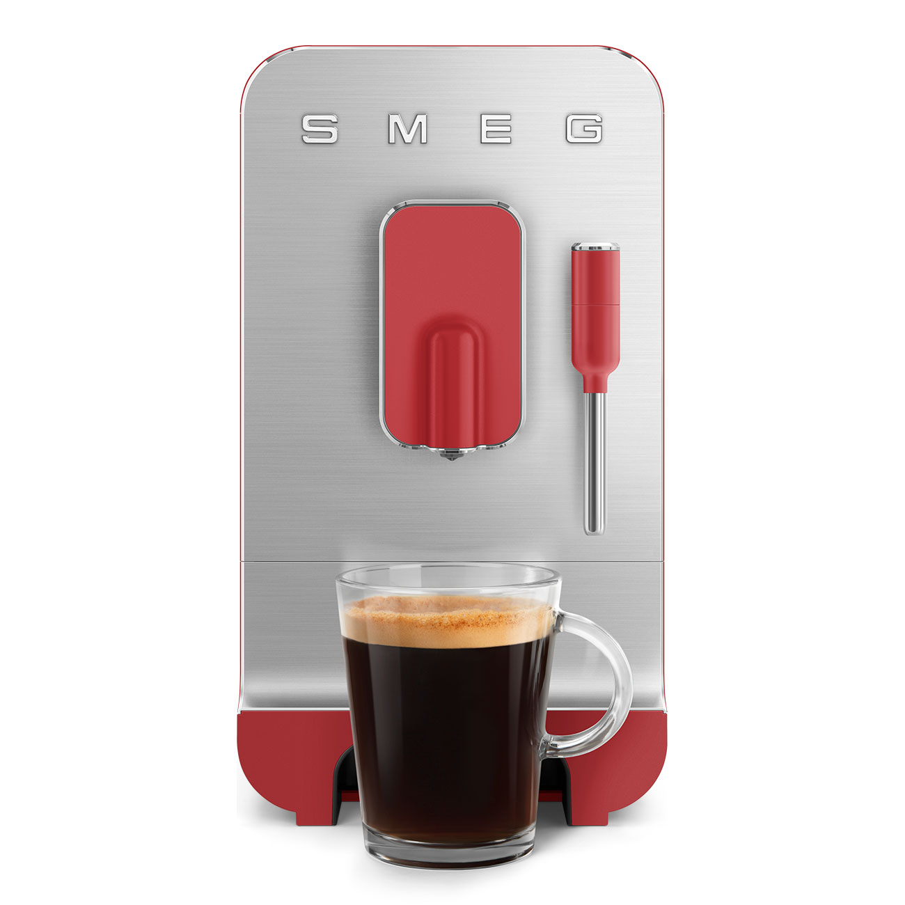 Kompakt-Kaffeevollautomat, Rot-Matt