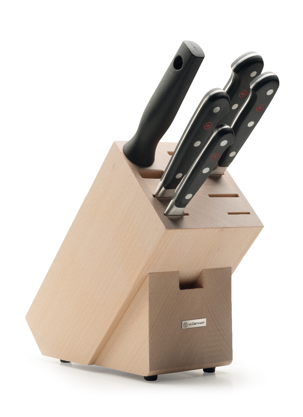 Messerblock mit 5 Artikeln / Knife block with 5 pieces