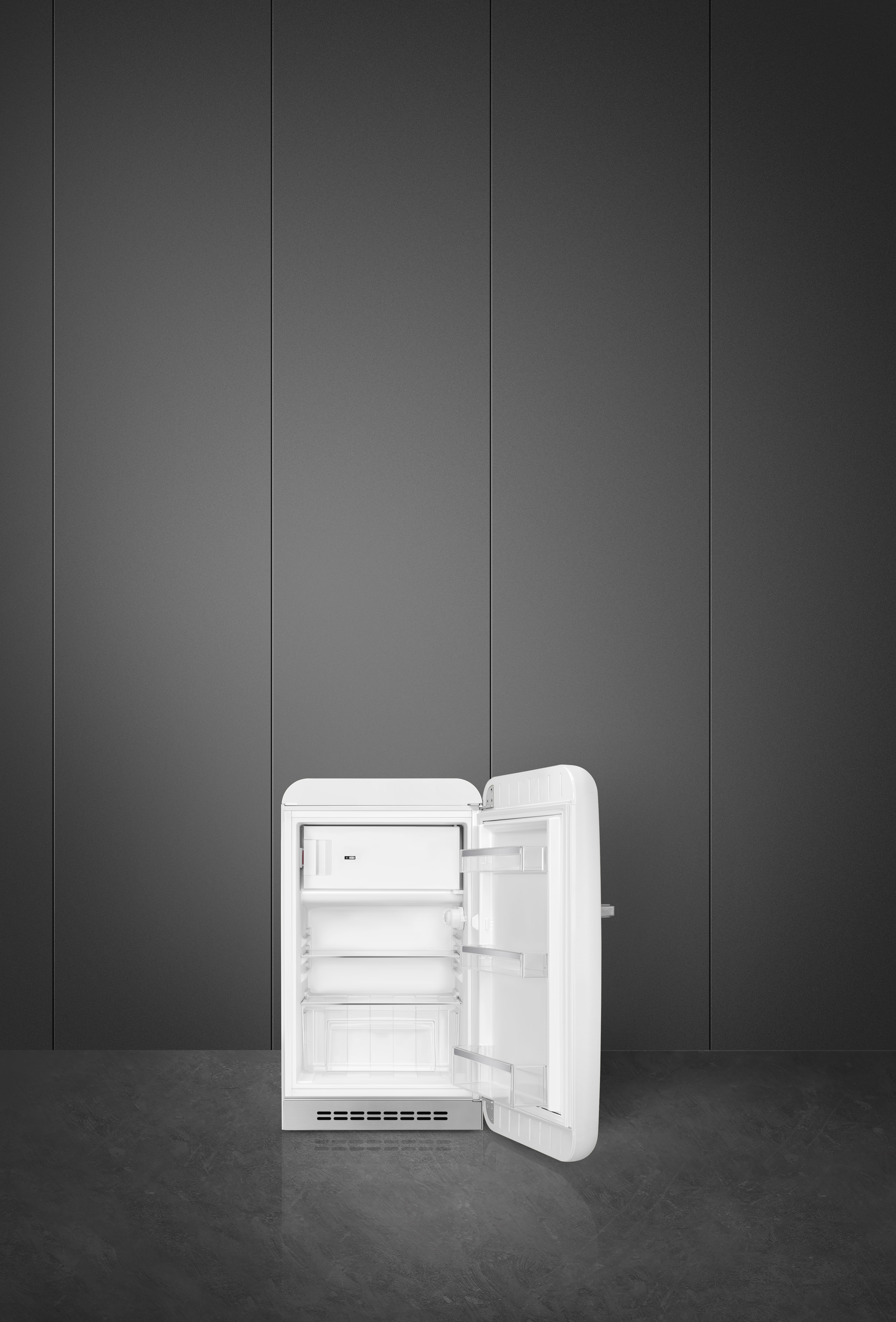 50's Style, Stand-Kühlschrank, 1-türig, 54 cm, Rechtsanschlag, Weiß