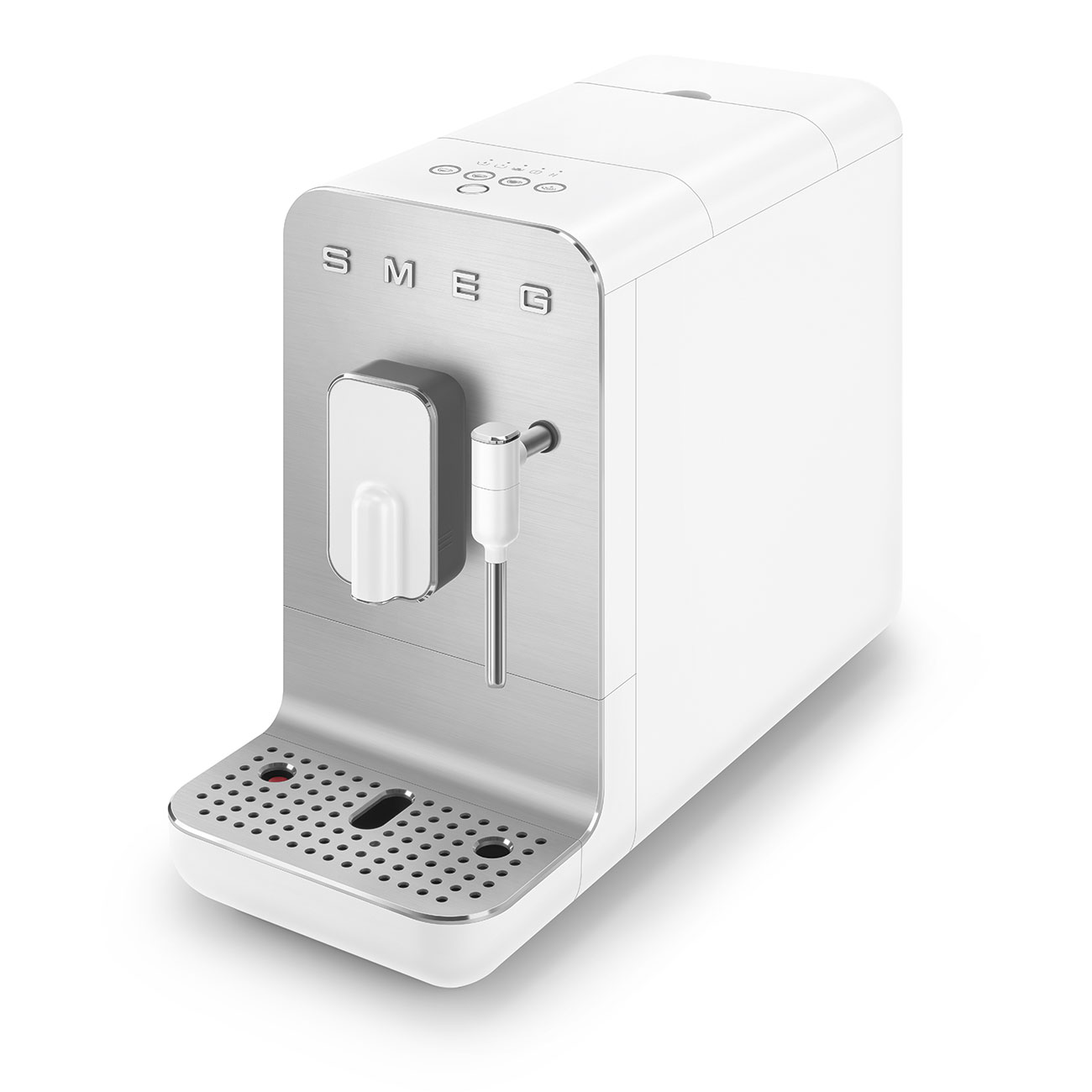 Kompakt-Kaffeevollautomat, Weiß-Matt