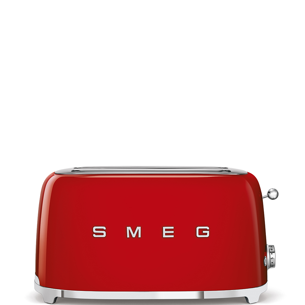 50's Retro Style, Toaster, 4-Scheiben, Rot