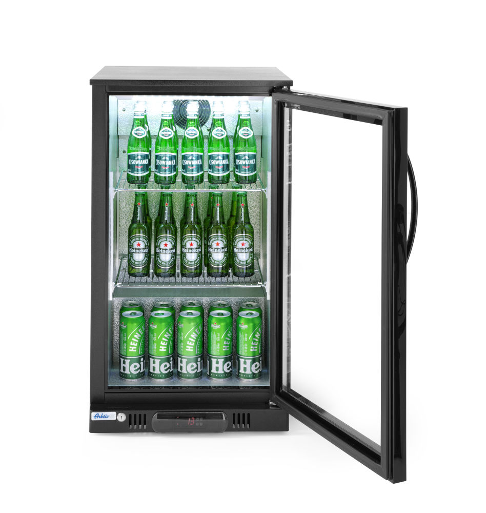 Bar Kühlschrank eintürig 118 L, 2˚/10˚C, 500x500x(H)900 mm